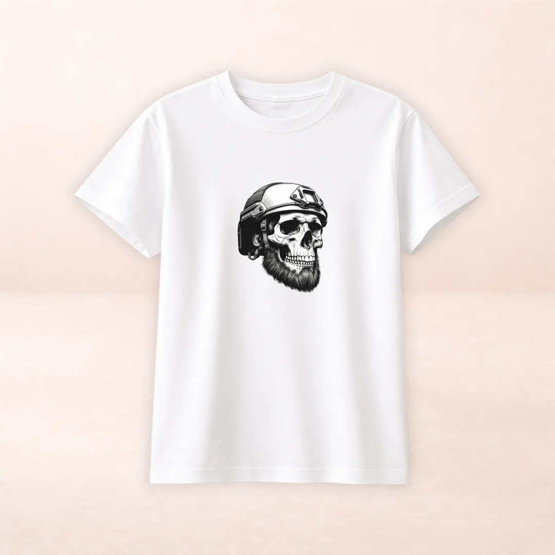 Футболка з принтом "Запеклий воїн"